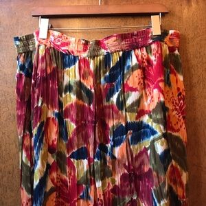 Flowy Floral Maxi Skirt